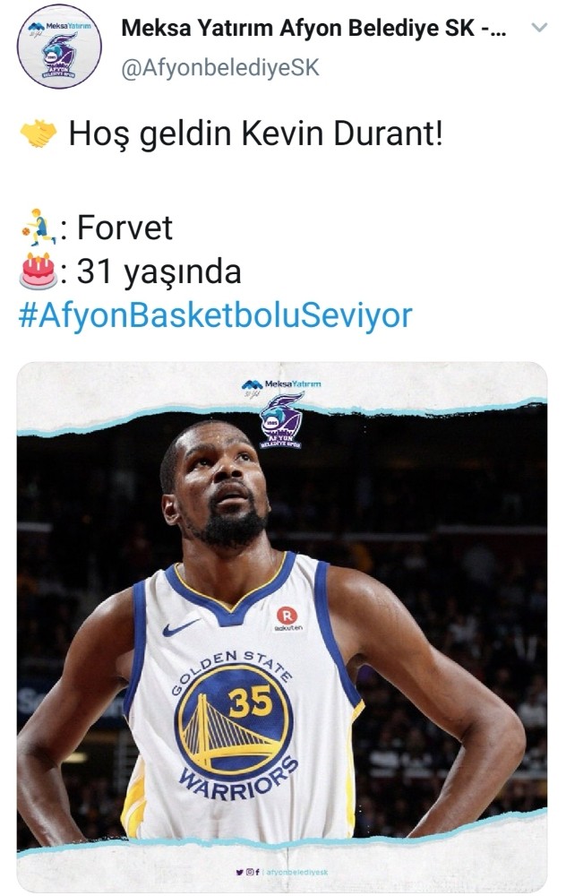 Meksa Yatırım Afyon Belediyespor’dan 1 Nisan şakası 
