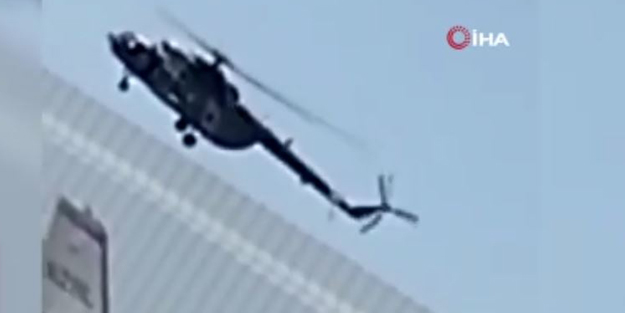 Meksika’da askeri helikopter düştü! O anlar anbean kaydedildi