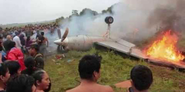 Meksika’da uçak kazası: 6 ölü