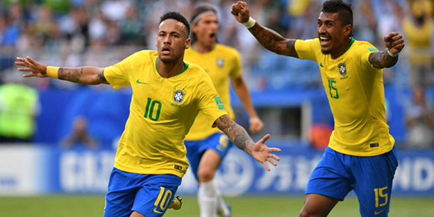 Meksika'yı 2-0 yenen Brezilya çeyrek finalde!