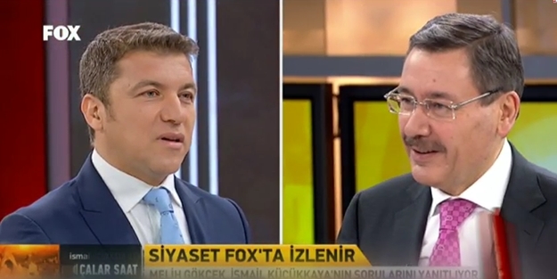 Melih Gökçek canlı yayında o sunucuyu duman etti