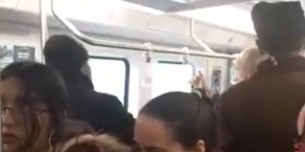 Melih Gökçek paylaştı! Ankara metrosunda akılalmaz olay