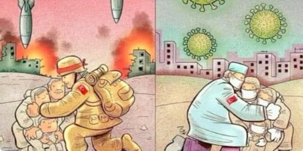 Melih Gökçek sosyal medyadan paylaştı! İspanyol karikatüristin Türkiye hakkında yaptığı çalışma büyük ilgi gördü