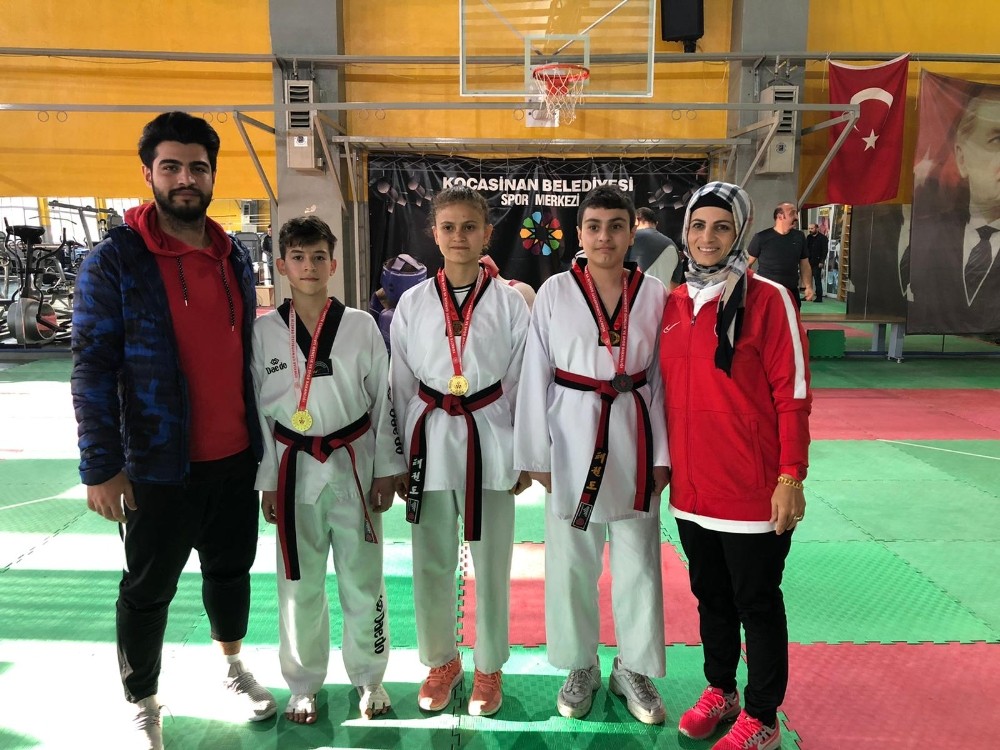 Melikgazi Taekwondosunun yıldızı parlıyor 