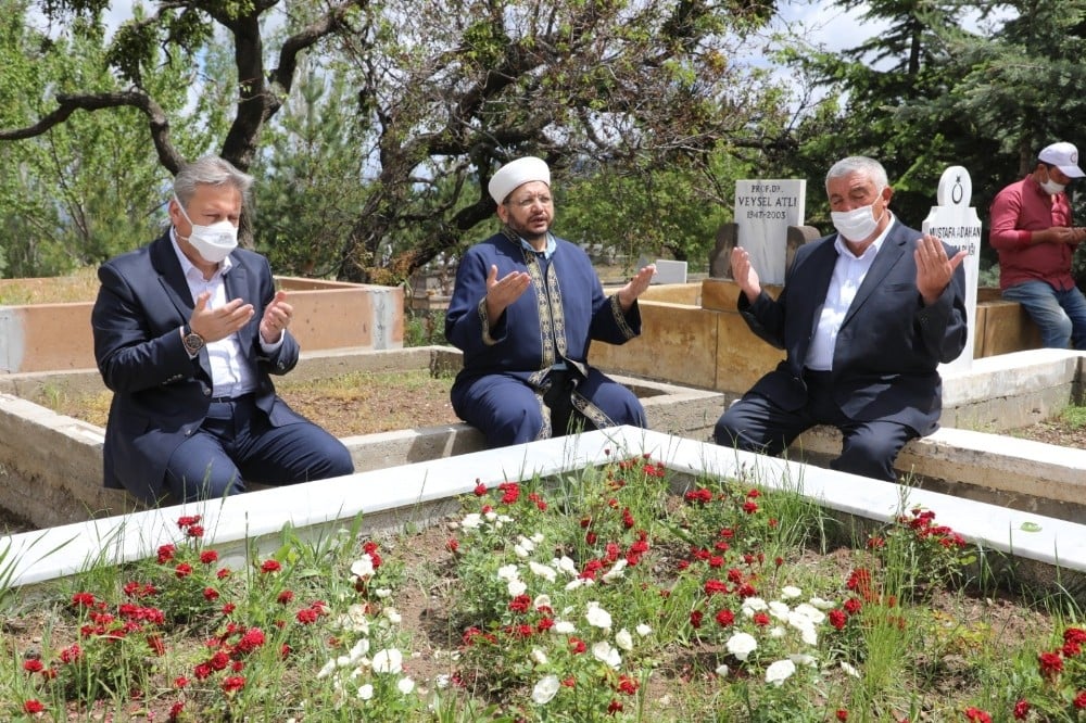 Melikgazi’nin 40 mezarlığında dua edildi 