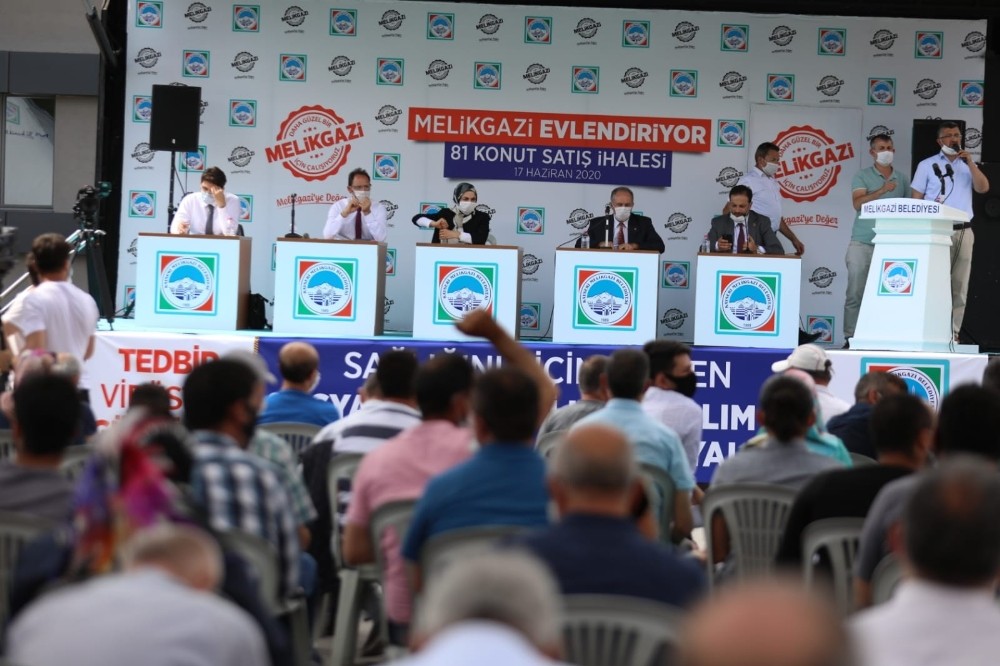 Melikgazi’nin daire satışına yoğun ilgi 