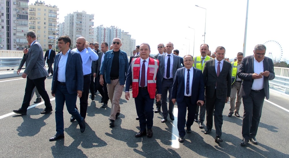 Meltem katlı kavşağı hizmete açıldı 