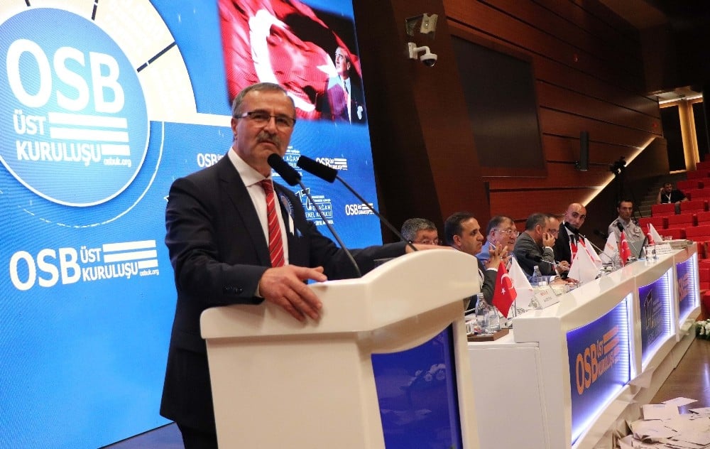 Memiş Kütükcü, OSBÜK başkanlığına yeniden seçildi 