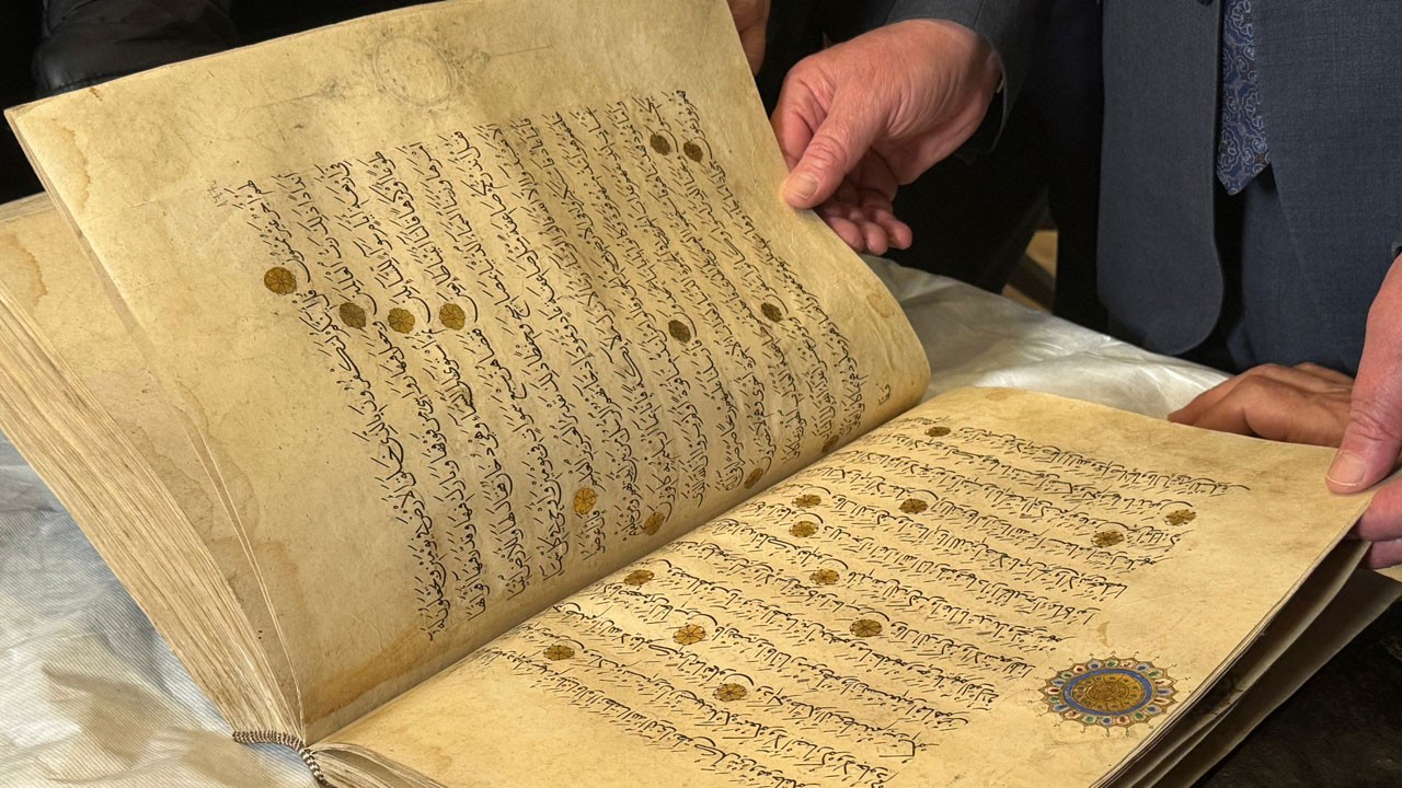 Memlük Dönemi'ne ait mushaf Türkiye’de restore edildi