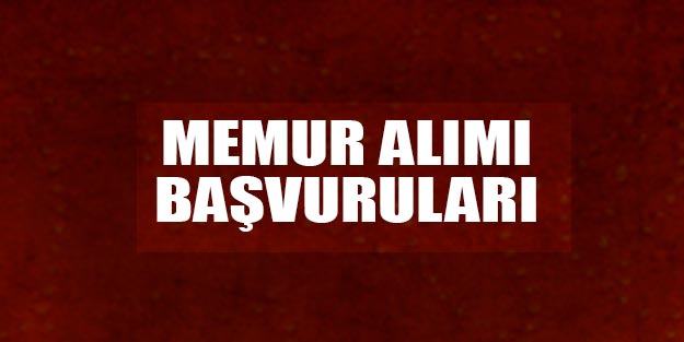 Memur alımı başvuruları Kamu personel alımı iş ilanları