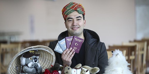 Memur maaşıyla tam 101 ülke gezdi