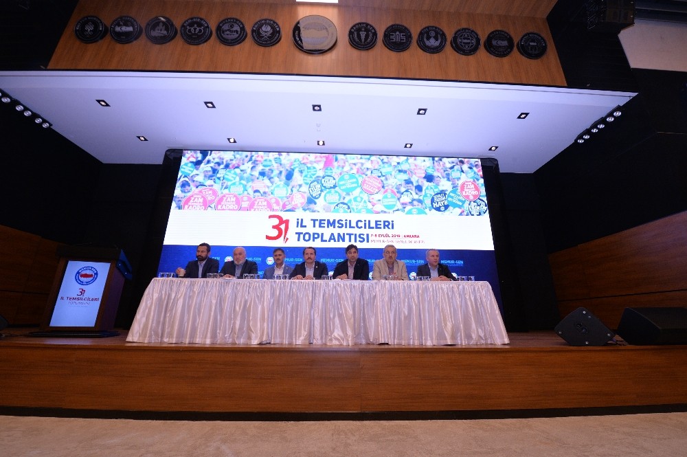 Memur-Sen 31’inci İl Temsilcileri Toplantısı’nın sonuç bildirgesini açıkladı 