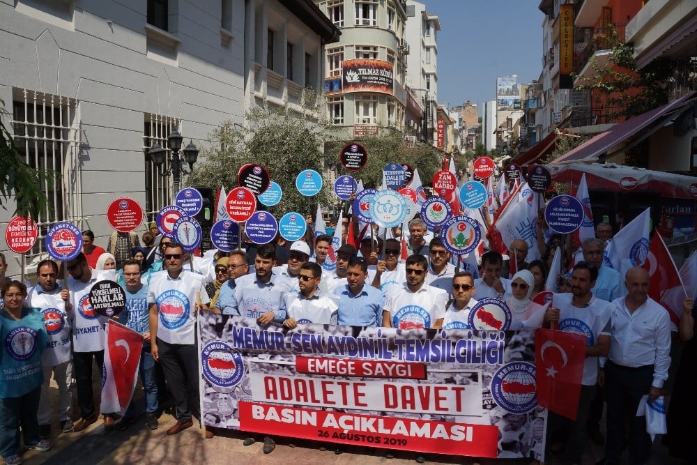 Memur Sen Aydın Şube Başkanı Aygül; “Biz bu ülkenin alın teriyiz” 