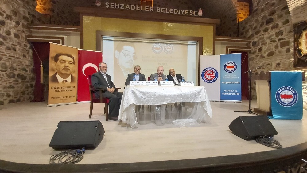 Memur-Sen kurucu başkanı merhum Akif İnan Manisa’da anıldı 