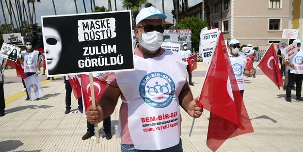 Memur-Sen'den CHP'li belediyelerdeki işçi kıyımına protesto: Maske düştü zulüm görüldü