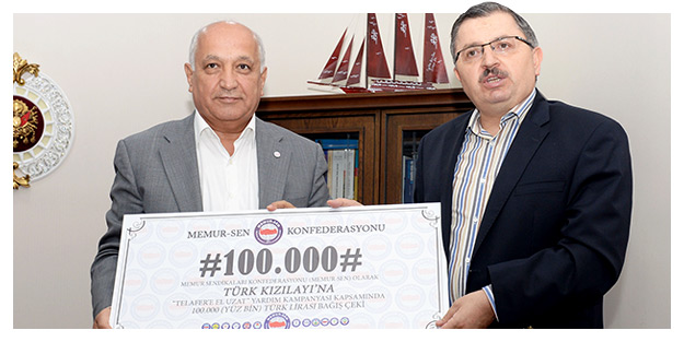 Memur-Sen’den Telafer’e 100 Bin TL Yardım