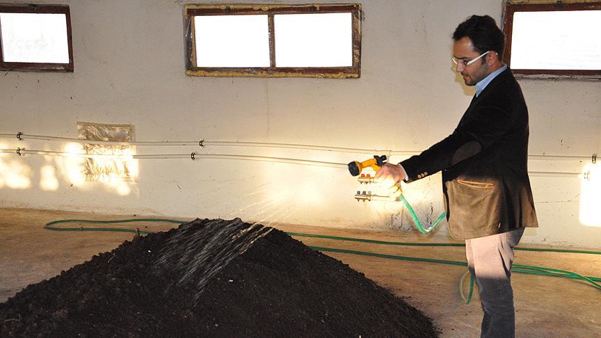 Yozgat’ta memurluğu bırakıp solucan çiftliği kurdu