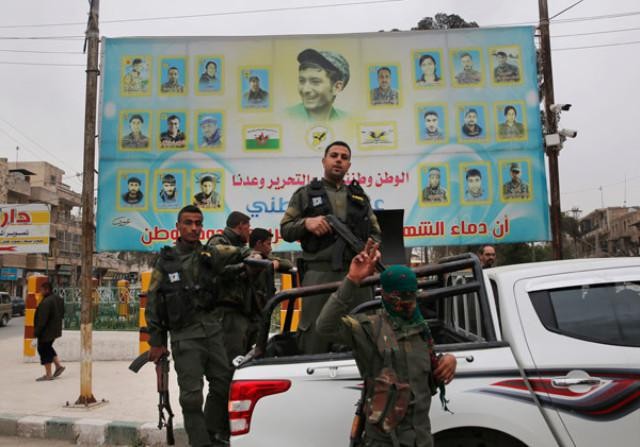 Menbiç'ten YPG'lilerin fotoğrafları geldi