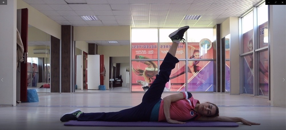 Menderes’te evde spor zamanı 