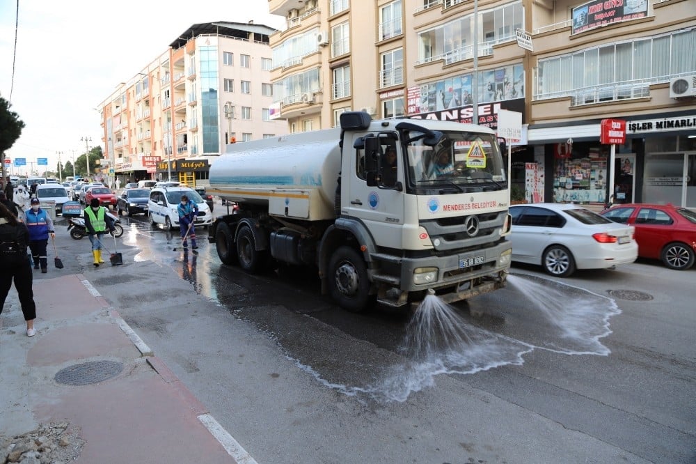 Menderes’te korona virüs seferberliği 