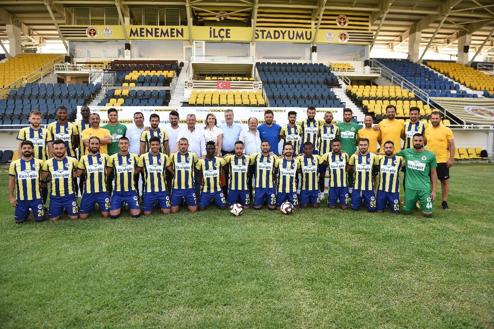 Menemenspor’a sponsorluk desteği 