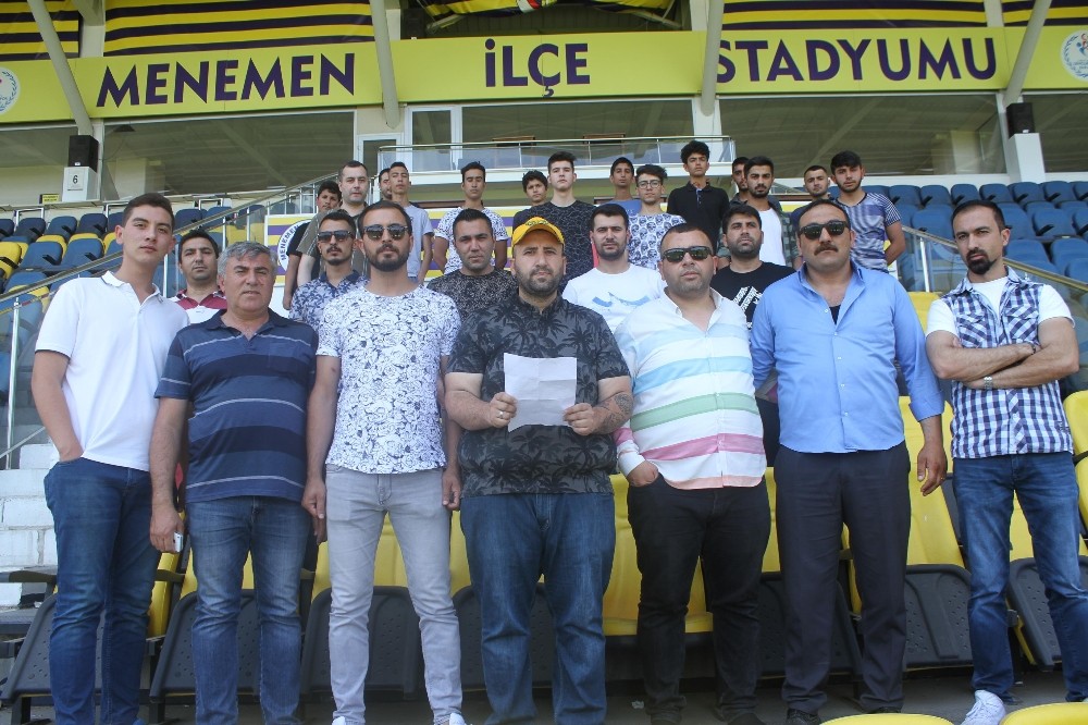 Menemenspor’dan kayyum tepkisi 