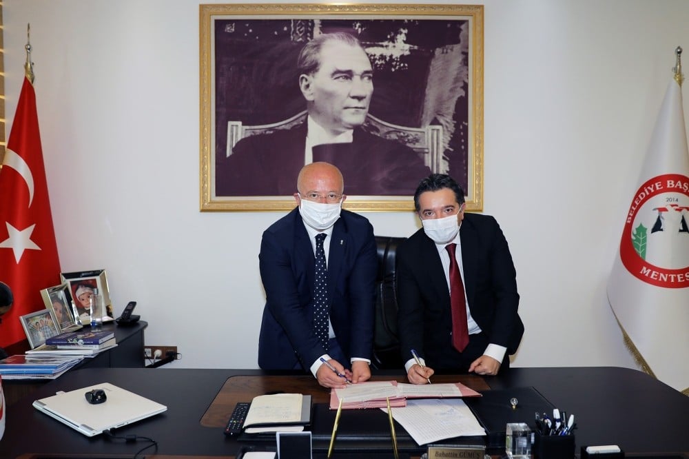 Menteşe Belediyesi ile GEKA arasında imzalar atıldı 