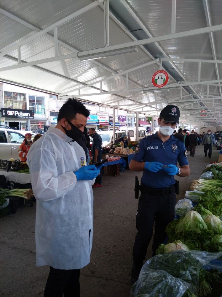 Menteşe ’de pazarlar polislere emanet 
