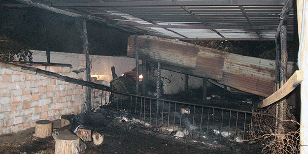 Menteşe Karabağlar yaylasında yangın