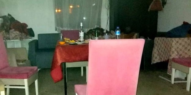 Menteşe'de açık kahvehaneye baskın