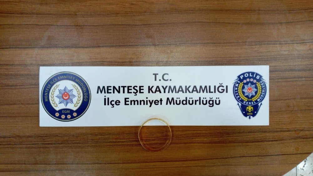 Menteşe’de ayarı düşük altın satmaya çalışan şüpheli yakalandı 