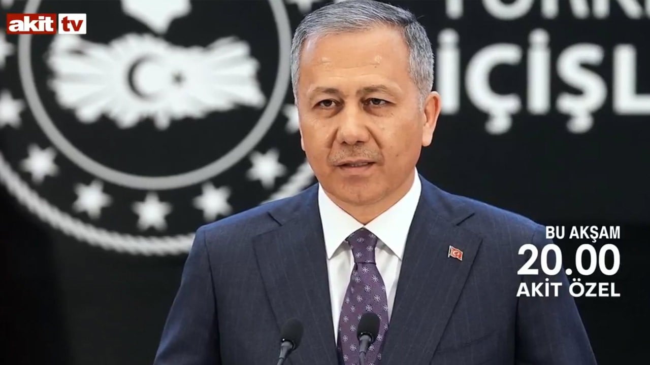 Merak edilen soruları cevaplayacak! İçişleri Bakanı Ali Yerlikaya bu akşam Akit TV’de