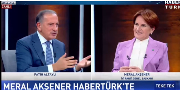 Meral Akşener, Sedat Bucak sorusuna 20 saniyede 10 defa evet diyerek cevap verdi!