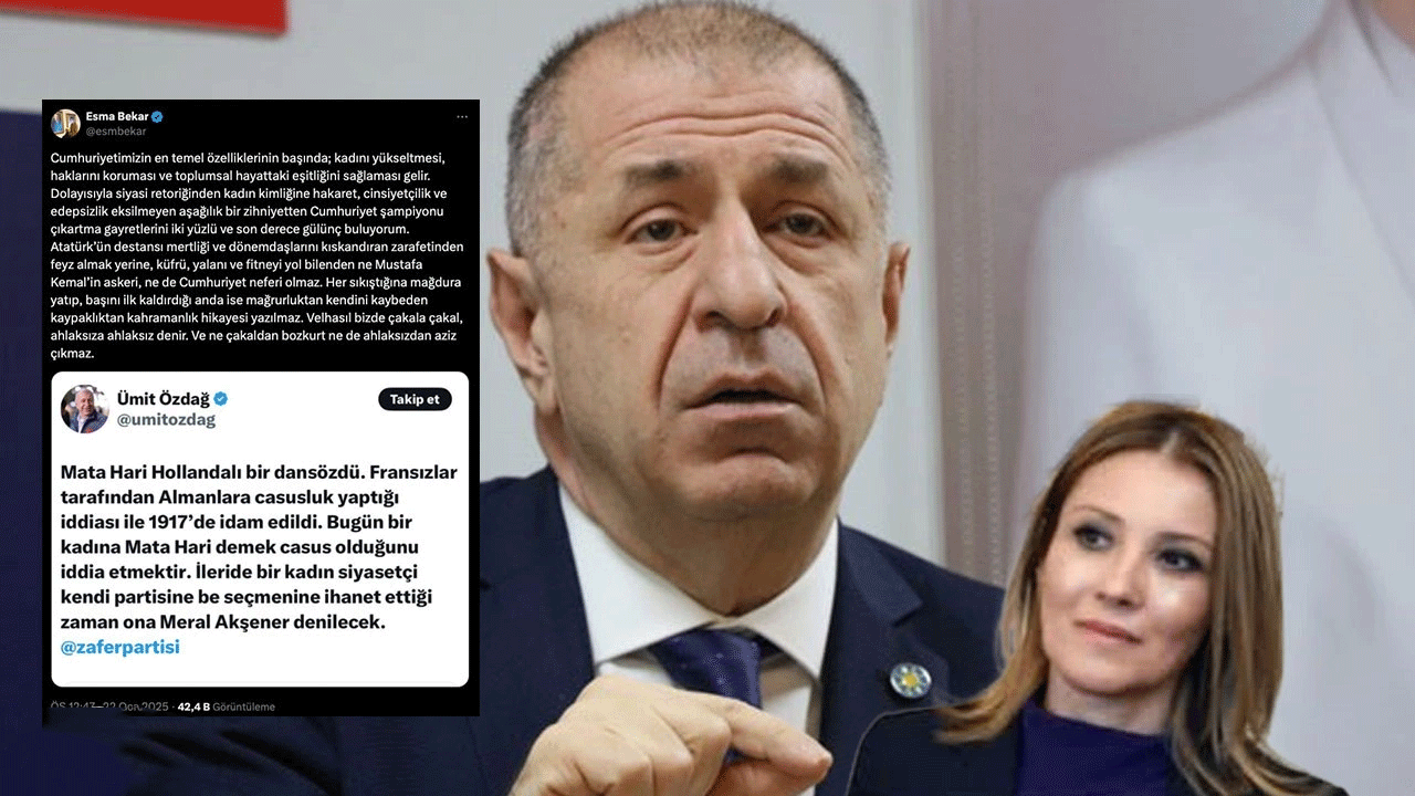 Meral Akşener’e dansöz dedi cevabını böyle aldı! Ümit Özdağ cezaevine girdi… Çakaldan bozkurt çıkmaz