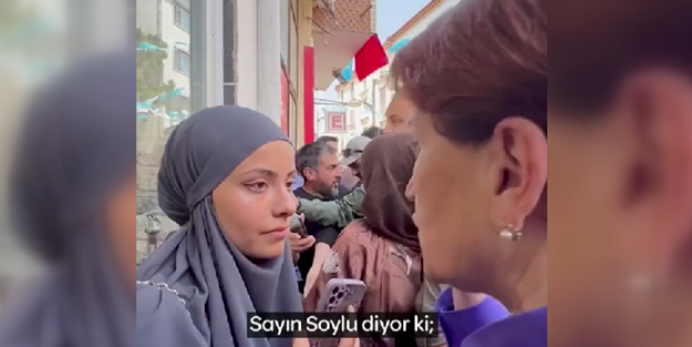 Meral Akşener'in azarladığı genç kızı tartakladıkları da ortaya çıktı!