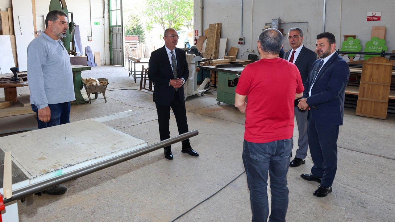 Meram Belediyesi ihtiyaçlarını kendi üretiyor