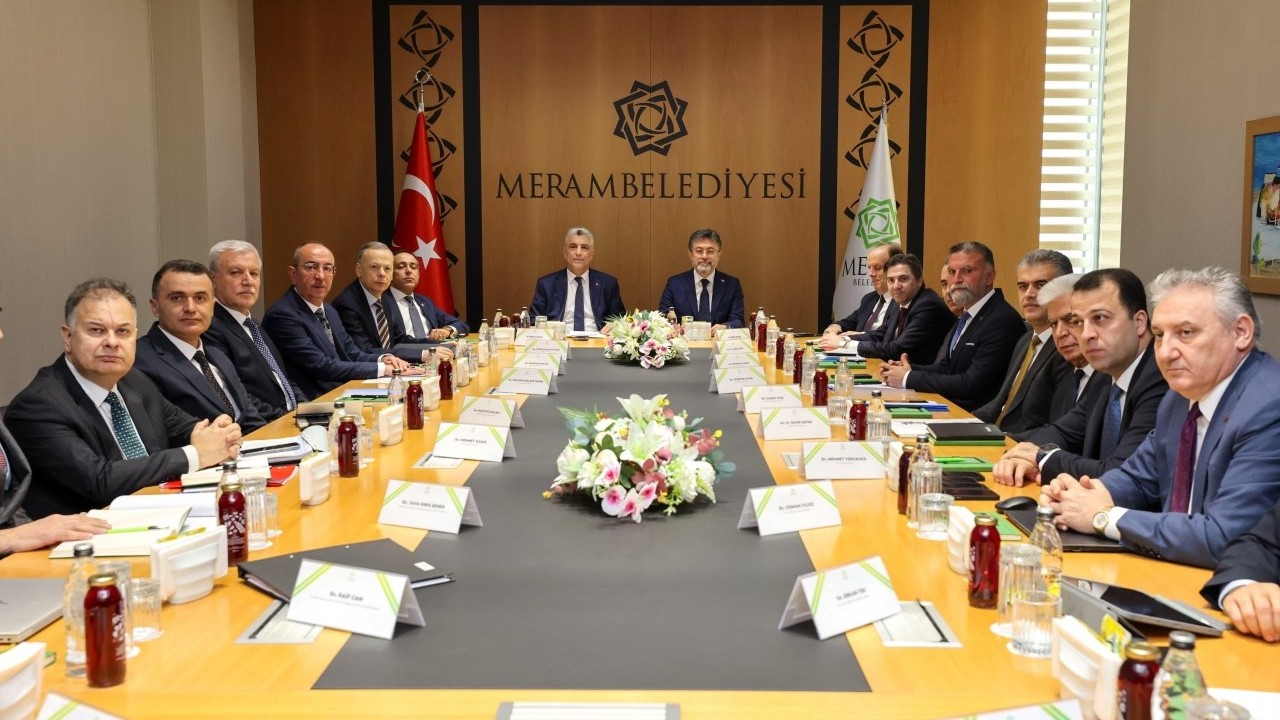 Meram iki Bakanı birden ağırladı