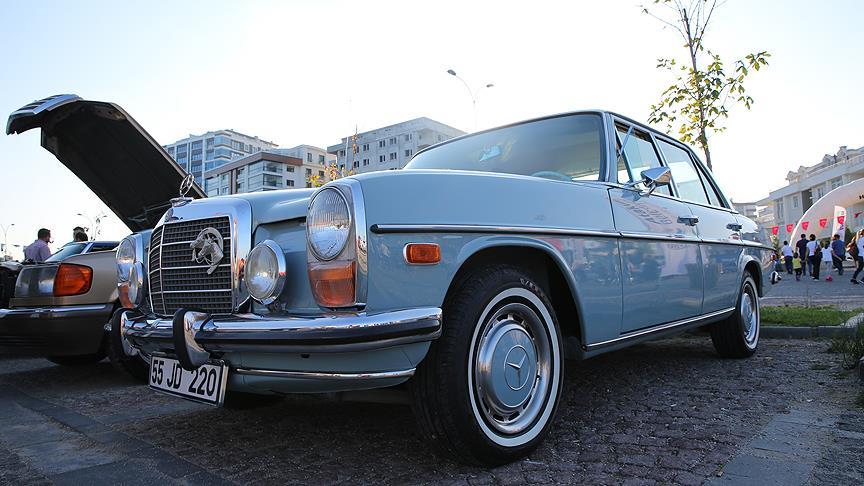 Mercedes tutkunları Samsun'da