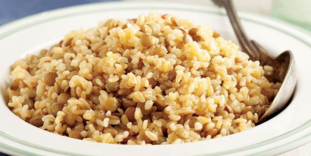 Mercimekli bulgur pilavı tarifi