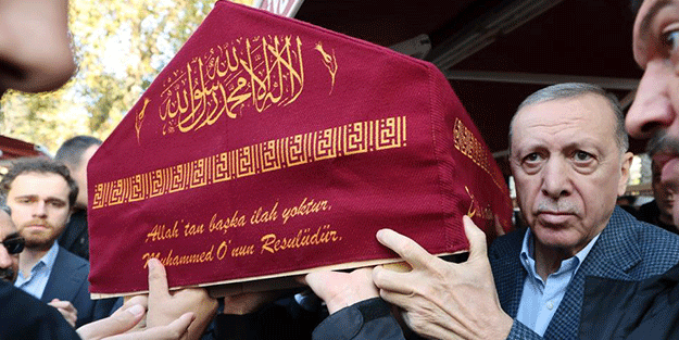 Merhume Hâcer Muhterem Coşan hanımanne defnedildi! Cumhurbaşkanı Erdoğan da cenaze merasimine katıldı