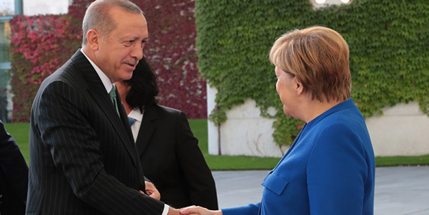 Merkel, Başkan Erdoğan’ı uğurladı