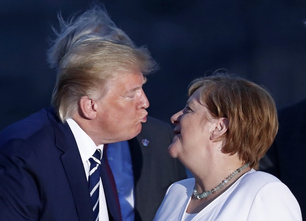 Merkel ve Trump G7 Zirvesi’nde İran’ı görüştü 