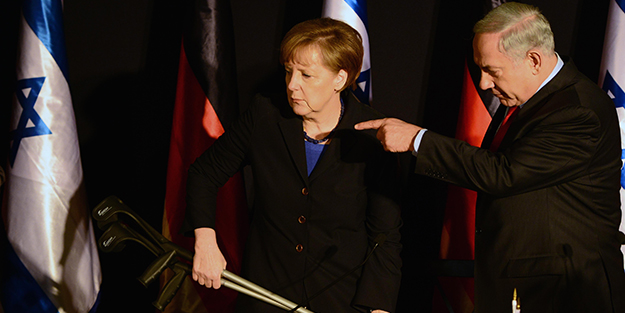 Merkel'den Netenyahu'ya Kudüs resti!