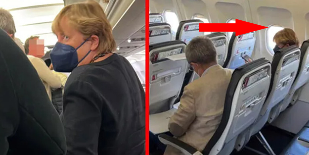 Merkel'i orada görenler gözlerine inanamadı