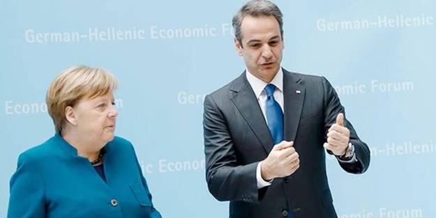 Merkel'in ziyaretini fırsat bildi... Miçotakis'ten küstah Türkiye çağrısı