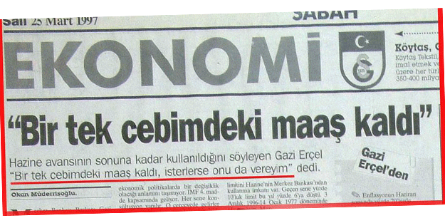 Bir zamanların Türkiye'sinde 'ibretlik' itiraf