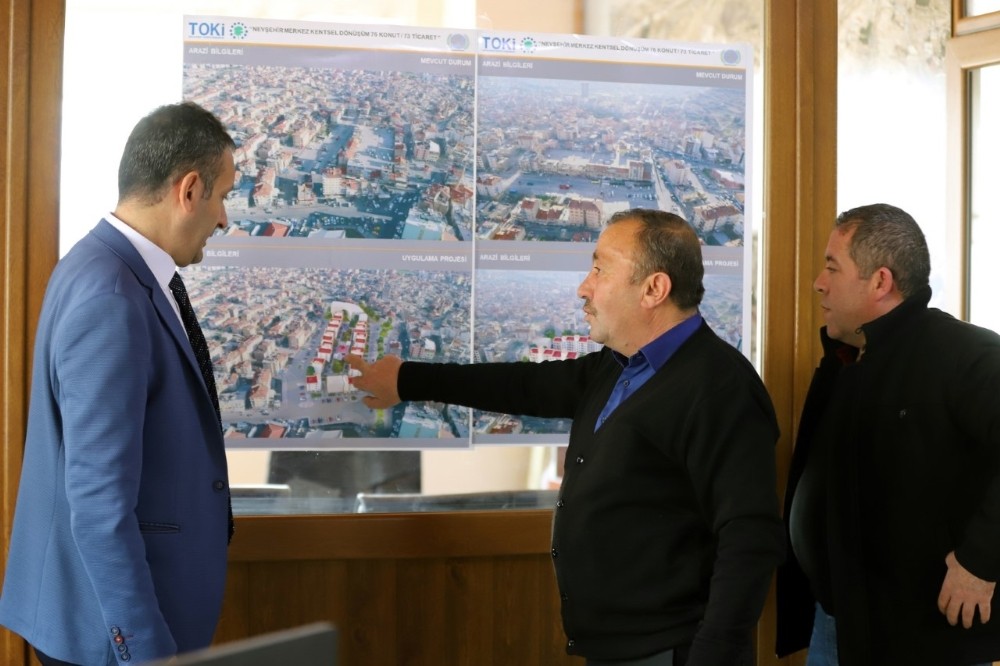Merkez kentsel dönüşüm projesi için hisse sahipleri ile görüşmelere başlandı 