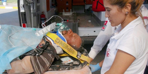 Mermer ocağında kaza!