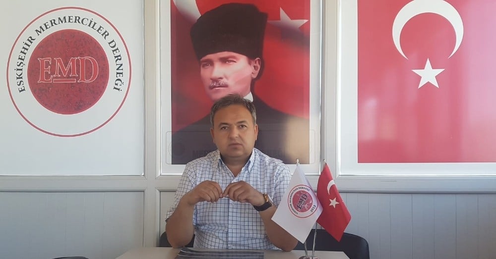 Mermerciler Derneği Başkanı Sönmez güven tazeledi 