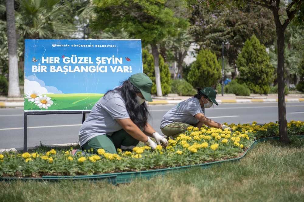 Mersin çiçek açıyor 